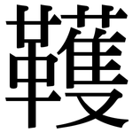 韄: 宋體（明體）