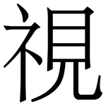 視
