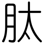 肽: 圓體