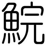鯇: 圓體