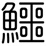 鱷: 圓體