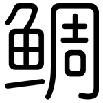 鲷: 圓體