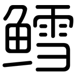 鳕: 圓體