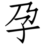孕: 仿宋体 孕: 仿宋体
