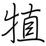 犆: 钢笔楷书
