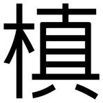 槙: 黑体