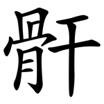 骭