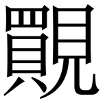 䚑: 宋体（明体）