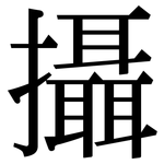 攝: 宋体(明体) 攝: 宋体(明体)