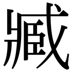 臧: 宋体（明体）