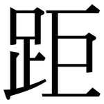 距: 宋体(明体) 距: 宋体(明体)