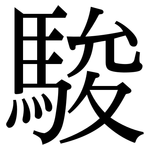 駿: 宋体（明体）