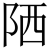 䧈: 宋体（明体）