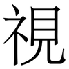 視