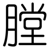 膛: 圆体 膛: 圆体