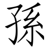 孫: Fangsongti