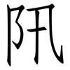 阠: Fangsongti