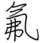 氟: Regelschrift (mit dem Füllfederhalter) 氟: Regelschrift (mit dem Füllfederhalter)