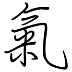 氣: Regelschrift (mit dem Füllfederhalter)