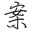 案: Regelschrift (mit dem Füllfederhalter) 案: Regelschrift (mit dem Füllfederhalter)