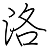 洛: Regelschrift (mit dem Füllfederhalter) 洛: Regelschrift (mit dem Füllfederhalter)