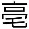 亳: Grotesk