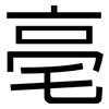 亳: Grotesk