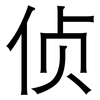 侦: Grotesk