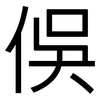 俁: Grotesk