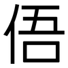 俉: Grotesk