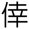 倖: Grotesk