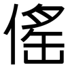 傜: Grotesk