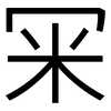 冞: Grotesk