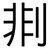 剕: Grotesk
