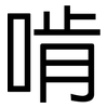 啃: Grotesk