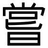 嘗: Grotesk