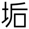 垢: Grotesk