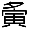 夤: Grotesk
