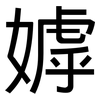 嫭: Grotesk