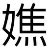 嫶: Grotesk