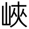 峽: Grotesk
