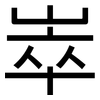 崒: Grotesk