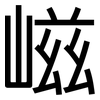 嵫: Grotesk