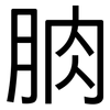 朒: Grotesk