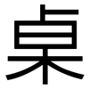 桌: Grotesk