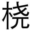 桡: Grotesk