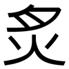 炙: Grotesk
