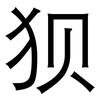 狈: Grotesk 狈: Grotesk