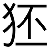 狉: Grotesk