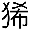 狶: Grotesk